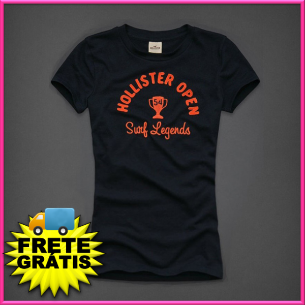 Camiseta Hollister Feminina #34