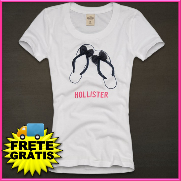 Camiseta Hollister Feminina #4