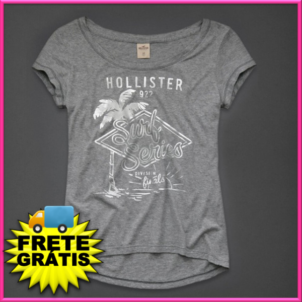 Camiseta Hollister Feminina #25