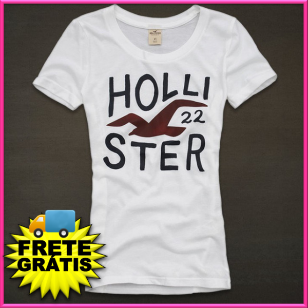 Camiseta Hollister Feminina #9
