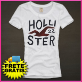 Camiseta Hollister Feminina #9