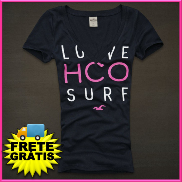 Camiseta Hollister Feminina #40