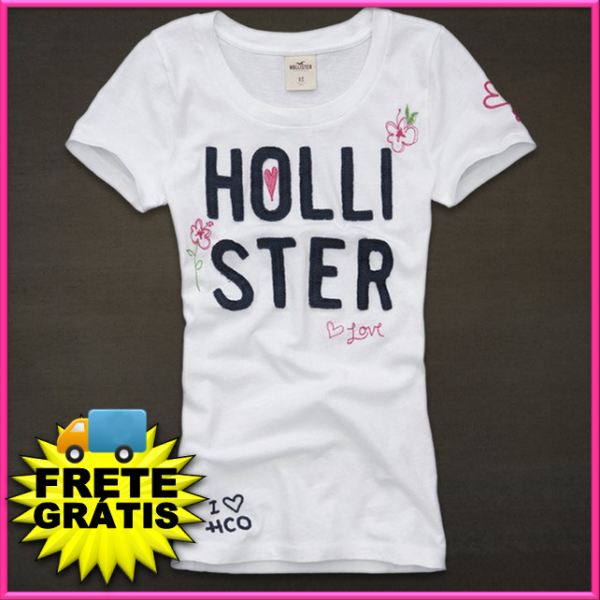 Camiseta Hollister Feminina #5