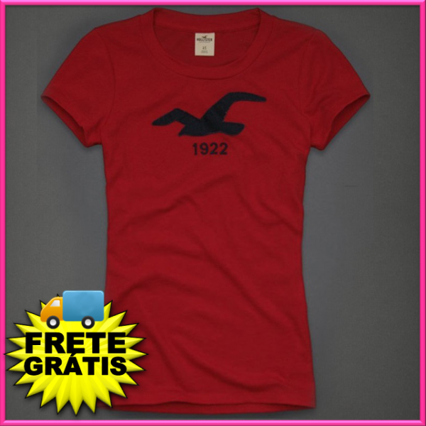Camiseta Hollister Feminina #50